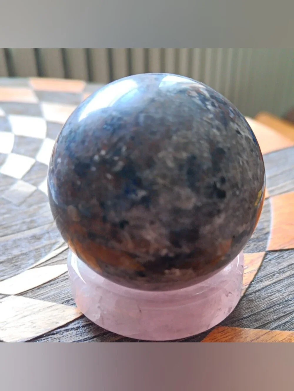 Polished Yooperlite Crystal Sphere